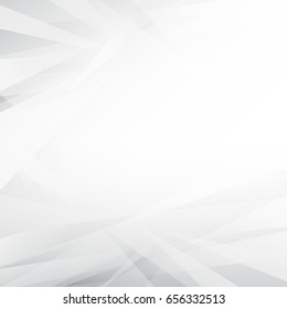 abstract geometric white and gray color with space background for design,vector illustration