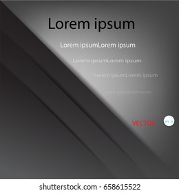 abstract geometric white and gray color with space background for design,vector illustration