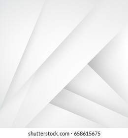 abstract geometric white and gray color with space background for design,vector illustration