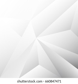 abstract geometric white and gray color with smooth lines background,vector illustration