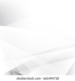 abstract geometric white and gray color with smooth lines background,vector illustration