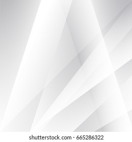 abstract geometric white and gray color with smooth lines background,vector illustration