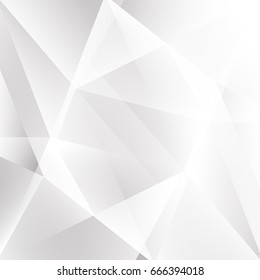 abstract geometric white and gray color with smooth lines background,vector illustration