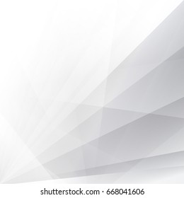Abstract geometric White and gray color technology modern futuristic background, vector illustration