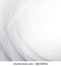Abstract geometric White and gray color technology modern futuristic background, vector illustration