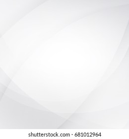 Abstract geometric White and gray color technology modern futuristic background, vector illustration