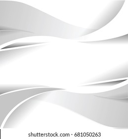 Abstract geometric White and gray color background, technology modern futuristic vector illustration