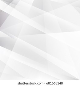 Abstract geometric White and gray color technology modern futuristic background, vector illustration