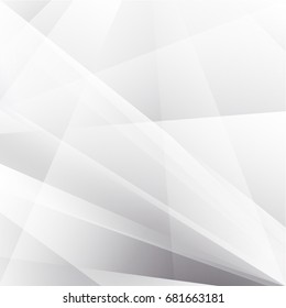 Abstract geometric White and gray color technology modern futuristic background, vector illustration