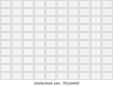 Abstract geometric white and gray color background. Seamless pattern. Use for backgrounds, wall paper, tile floor, fabric, books, and anything else that you want.