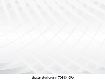 Abstract geometric white and gray color background, vector illustration.