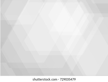 Abstract geometric white and gray color modern design background, vector illustration