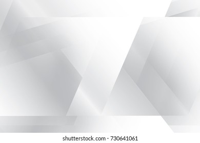 Abstract geometric white and gray color background, vector illustration.