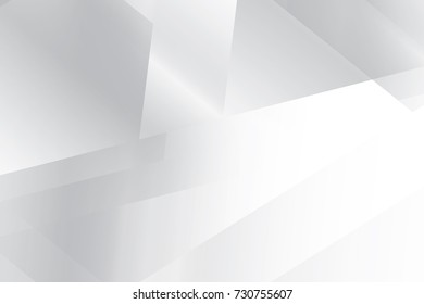 Abstract geometric white and gray color background, vector illustration.