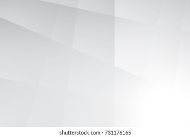 Abstract geometric white and gray color background, vector illustration.