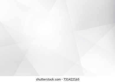 Abstract geometric white and gray color background, vector illustration.