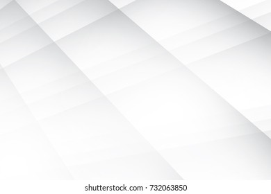 Abstract geometric white and gray color background, vector illustration.