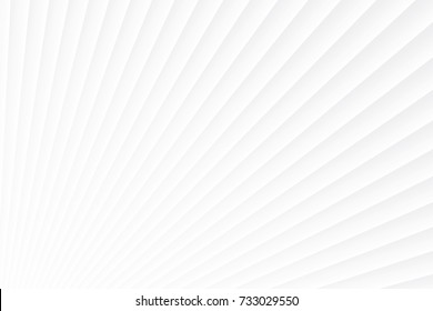 Abstrakter geometrischer, weißer und grauer Hintergrund, Vektorgrafik.