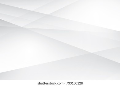 Abstract geometric white and gray color background, vector illustration.