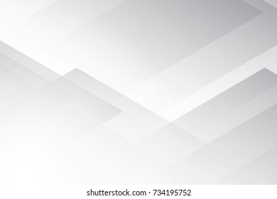 Abstract geometric white and gray color background, vector illustration.