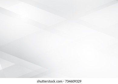 Abstrakter geometrischer, weißer und grauer Hintergrund, Vektorgrafik.