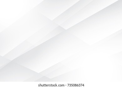 Abstract geometric white and gray color background, vector illustration.