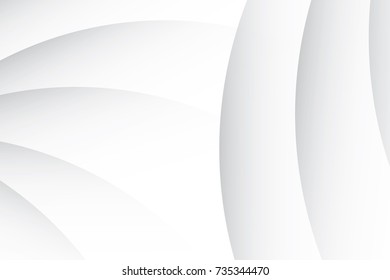 Abstract geometric white and gray color background, vector illustration.