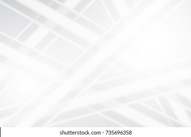 Abstract geometric white and gray color background, vector illustration.