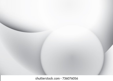 Abstract geometric white and gray color background, vector illustration.