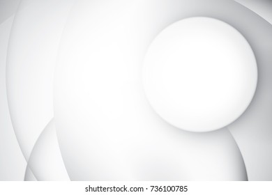 Abstract geometric white and gray color background, vector illustration.