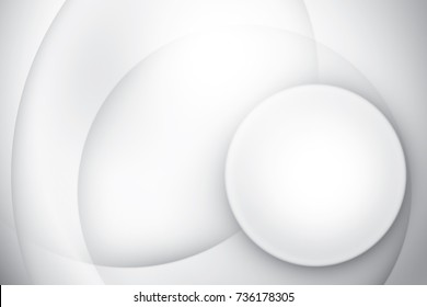 Abstract geometric white and gray color background, vector illustration.