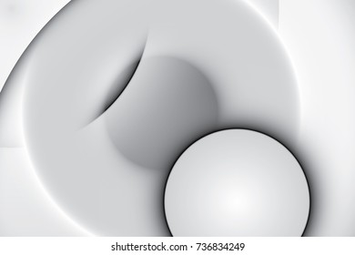 Abstract geometric white and gray color background, vector illustration.