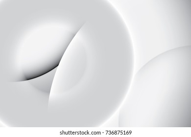 Abstract geometric white and gray color background, vector illustration.