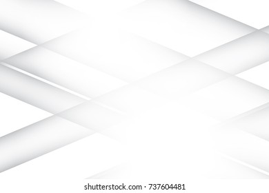 Abstract geometric white and gray color background, vector illustration.