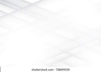 Abstract geometric white and gray color background, vector illustration.