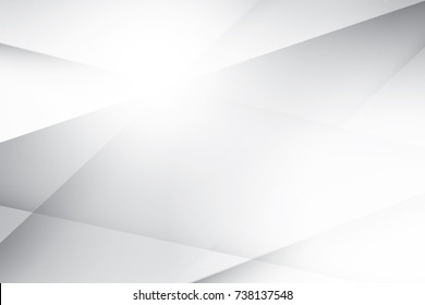 Abstract geometric white and gray color background, vector illustration.