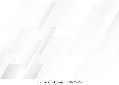 Abstract geometric white and gray color background, vector illustration.