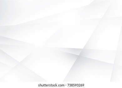 Abstract geometric white and gray color background, vector illustration.