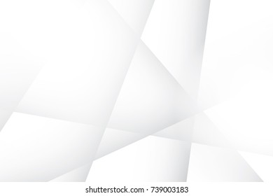 Abstract geometric white and gray color background, vector illustration.