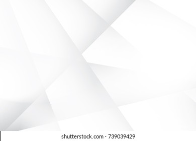 Abstract geometric white and gray color background, vector illustration.