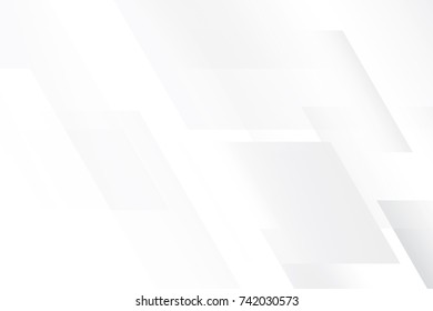 Abstract geometric white and gray color background. Vector, illustration