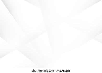 Abstract geometric white and gray color background. Vector, illustration