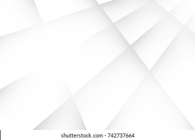 Abstract geometric white and gray color background.  Vector, illustration.