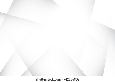 Abstract geometric white and gray color background. Vector, illustration.