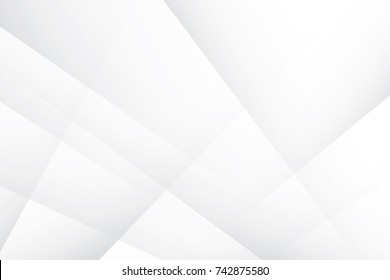 Abstract geometric white and gray color background. Vector, illustration.