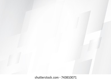 Abstract geometric white and gray color background. Vector, illustration.