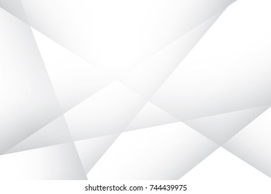 Abstract geometric white and gray color background. Vector, illustration.