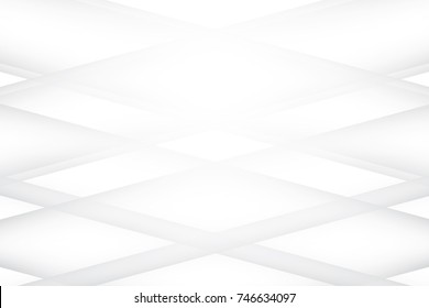 Abstract geometric white and gray color background. Vector, illustration.