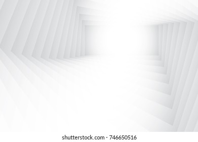 Abstract geometric white and gray color background. Vector, illustration.
