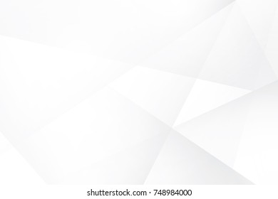 Abstract geometric white and gray color background. Vector, illustration.